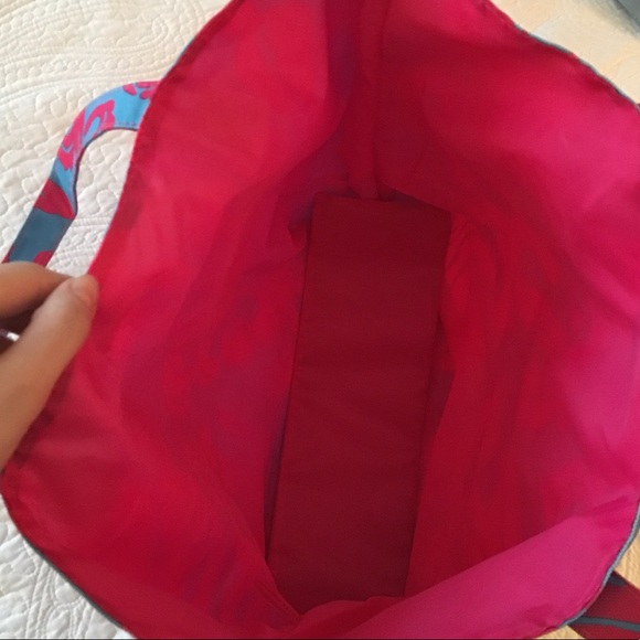 LILLY PULITZER Pink & Blue Tote - Picture 3 of 3